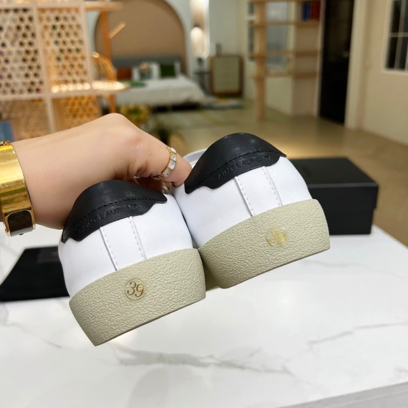 Saint Laurent Court Classic SL/06 Canvas Sneakers