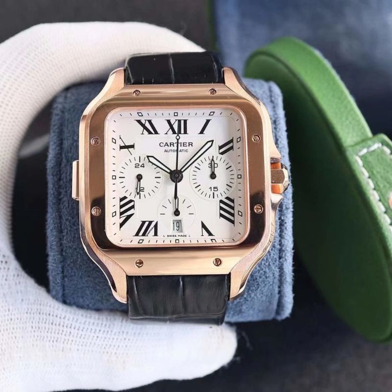 Cartier Santos Stainless Steel Men's Watch