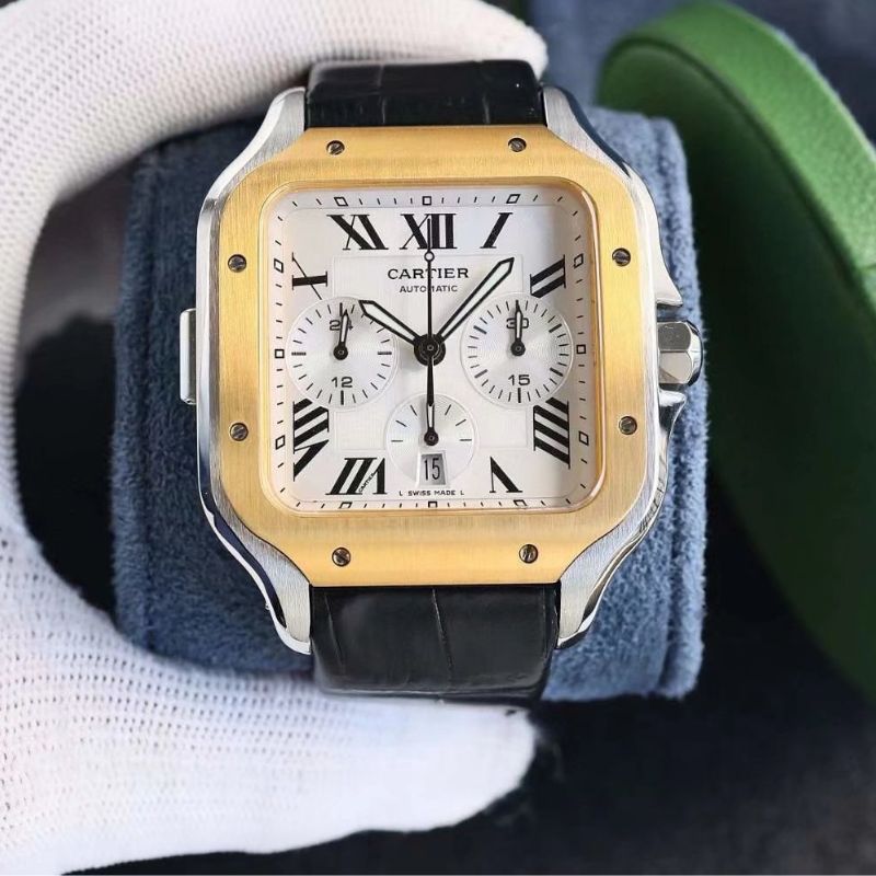 Cartier Santos Stainless Steel Men's Watch