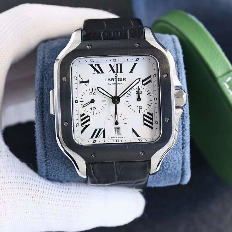 Cartier Santos Stainless Steel Men's Watch