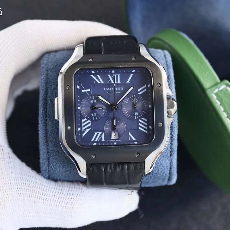 Cartier Santos Stainless Steel Men's Watch