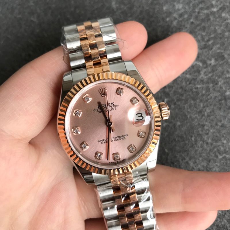 Rolex Datejust Pink Diamond Dial