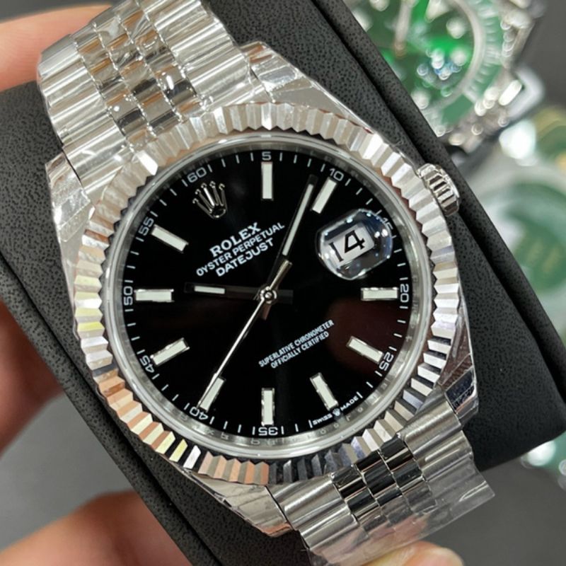 Rolex Datejust Bright Black Jubilee
