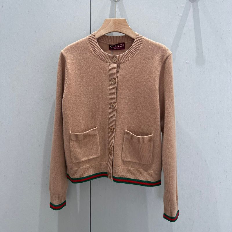 Gucci Striped Edge Cashmere Cardigan