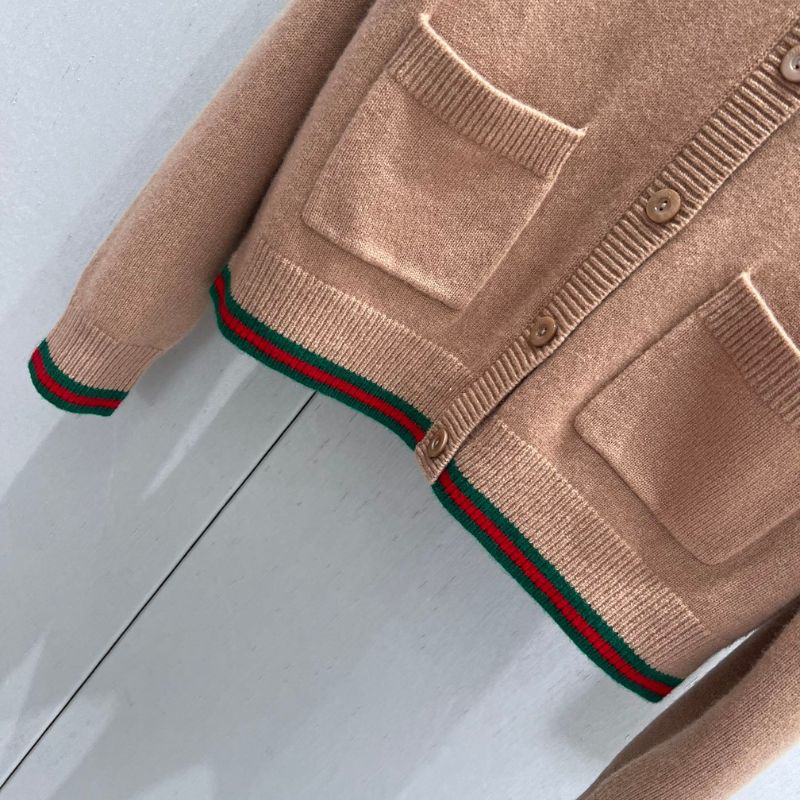 Gucci Striped Edge Cashmere Cardigan