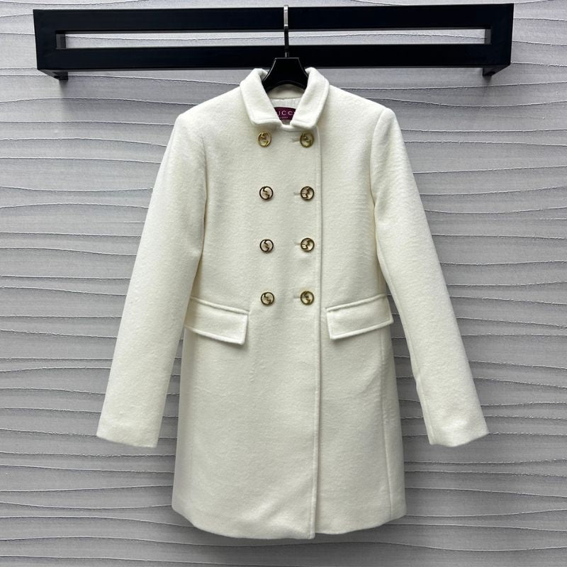 Gucci Double-Breasted Wool Coat