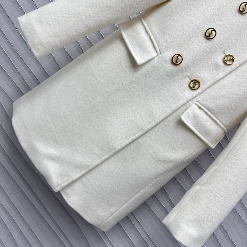 Gucci Double-Breasted Wool Coat