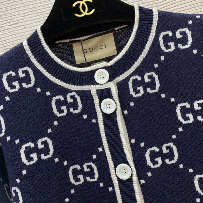 Gucci Double GG Striped Wool Knit