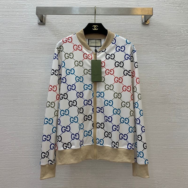 Gucci Double GG Print Zipper Jacket