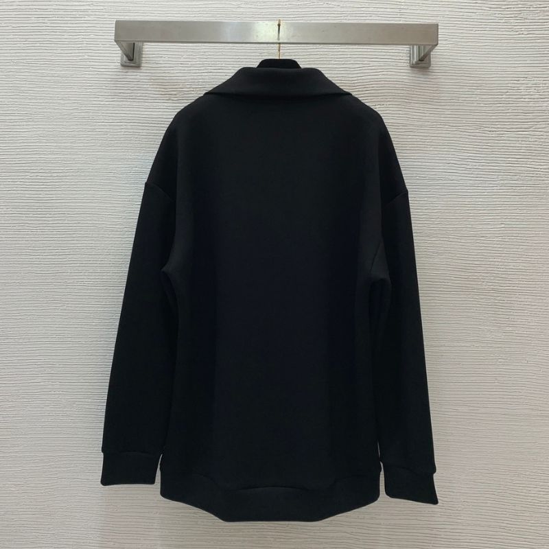 Gucci Embroidered Half-Zip Sweatshirt