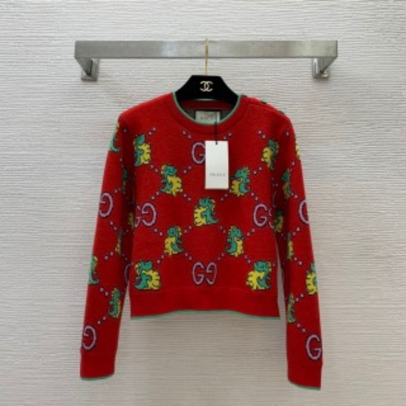 Gucci Dragon Year GG Pullover Sweater
