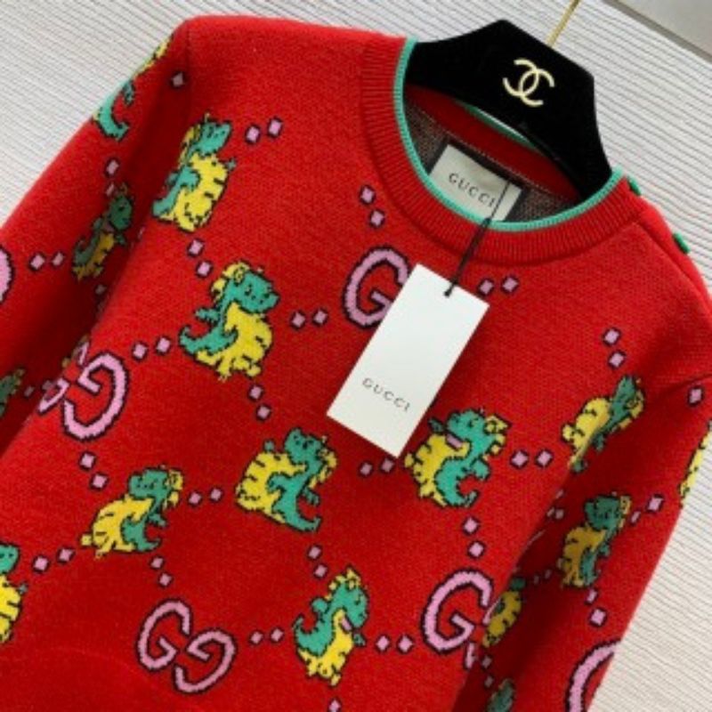 Gucci Dragon Year GG Pullover Sweater