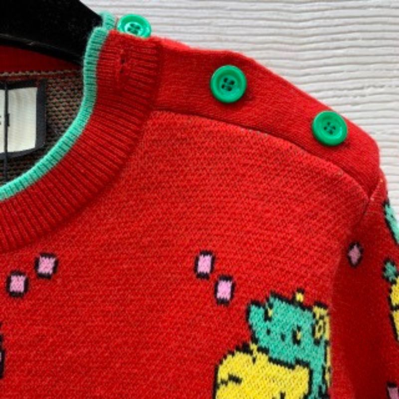 Gucci Dragon Year GG Pullover Sweater