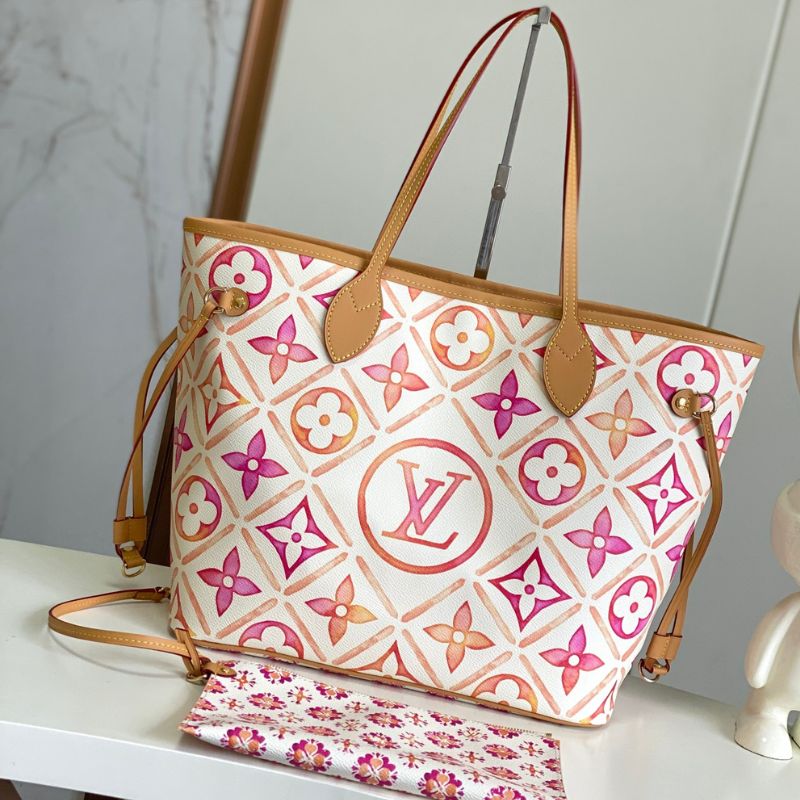 LV Neverfull Monogram Tiles Bag