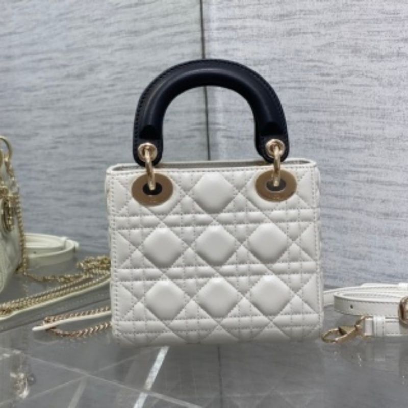Dior Classic Lady Diana Enamel Buckle Bag
