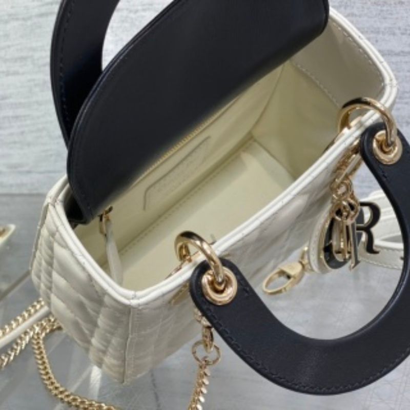 Dior Classic Lady Diana Enamel Buckle Bag