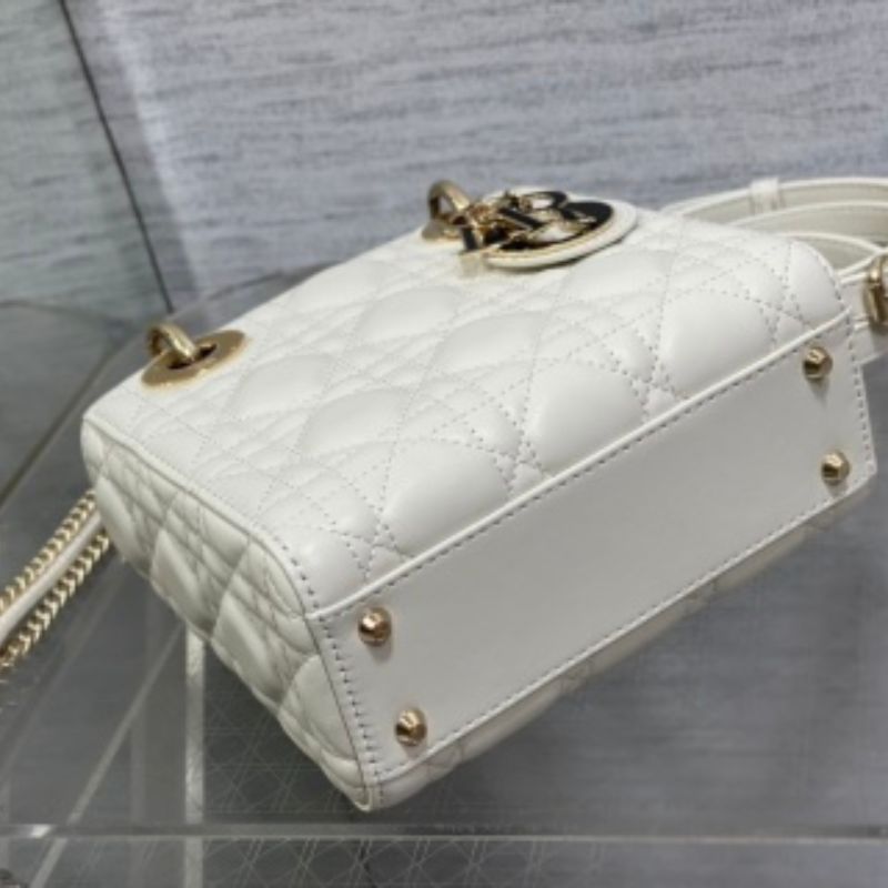 Dior Classic Lady Diana Enamel Buckle Bag