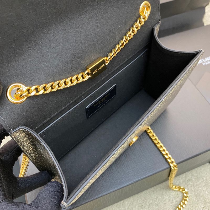 YSL Python Embossed Kate Shoulder Bag