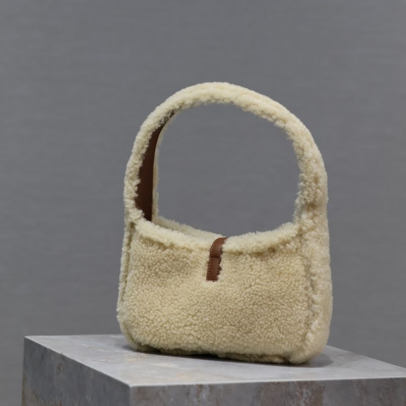 YSL Mini Le 5 à 7 Shearling Tote Bag