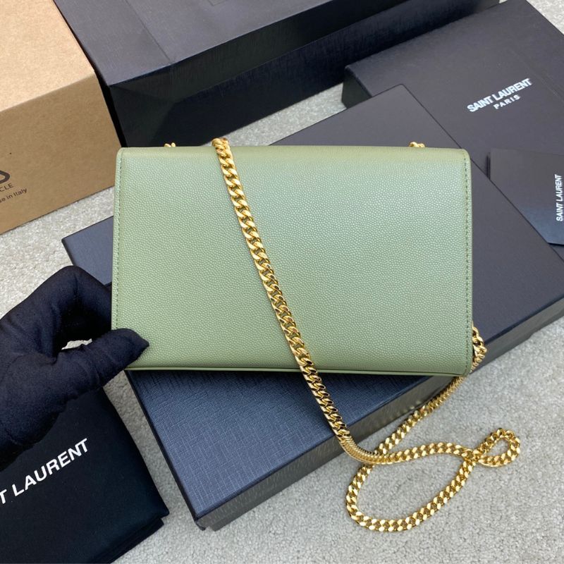 YSL Kate Small Grain de Poudre Chain Crossbody Bag