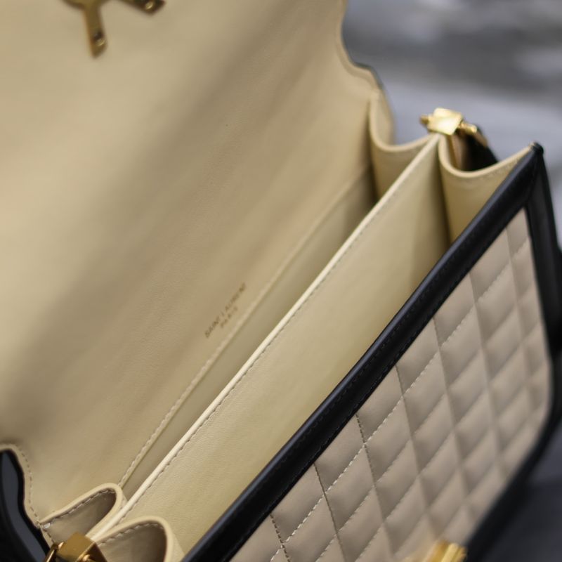 YSL Paris Solferino Leather Patent Shoulder Bag