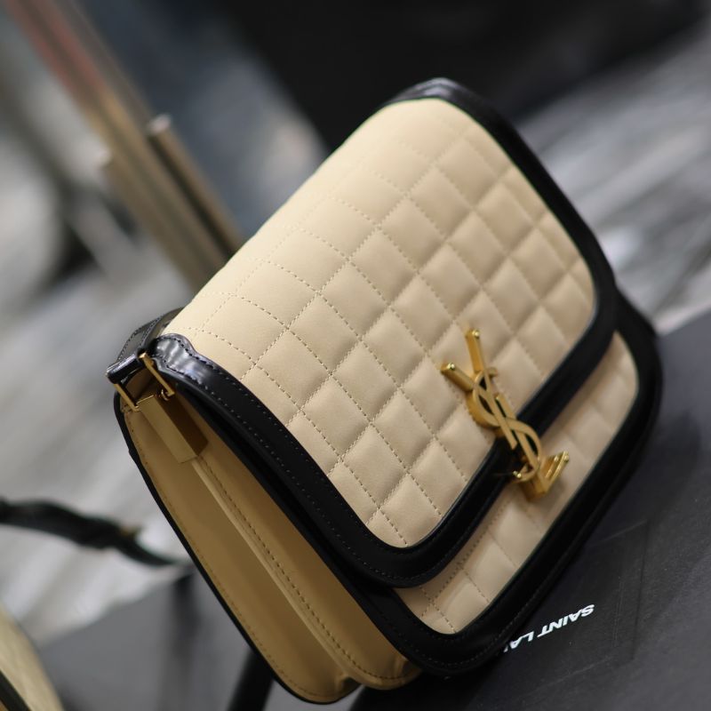YSL Paris Solferino Leather Patent Shoulder Bag