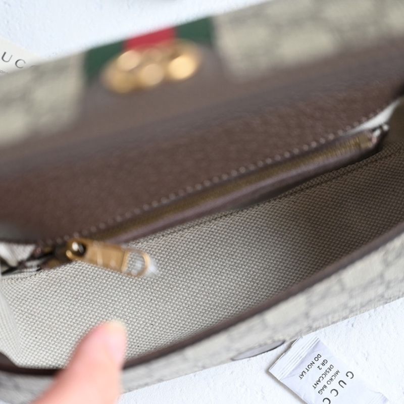Gucci Ophidia Beuge Ebony Mini Shoulder Bag