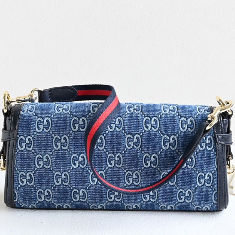 Gucci Blue Denim Luce Bag