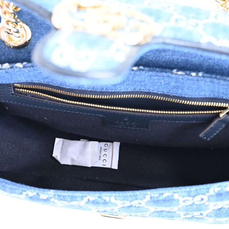 Gucci GG Marmont Crystals Shoulder Bag