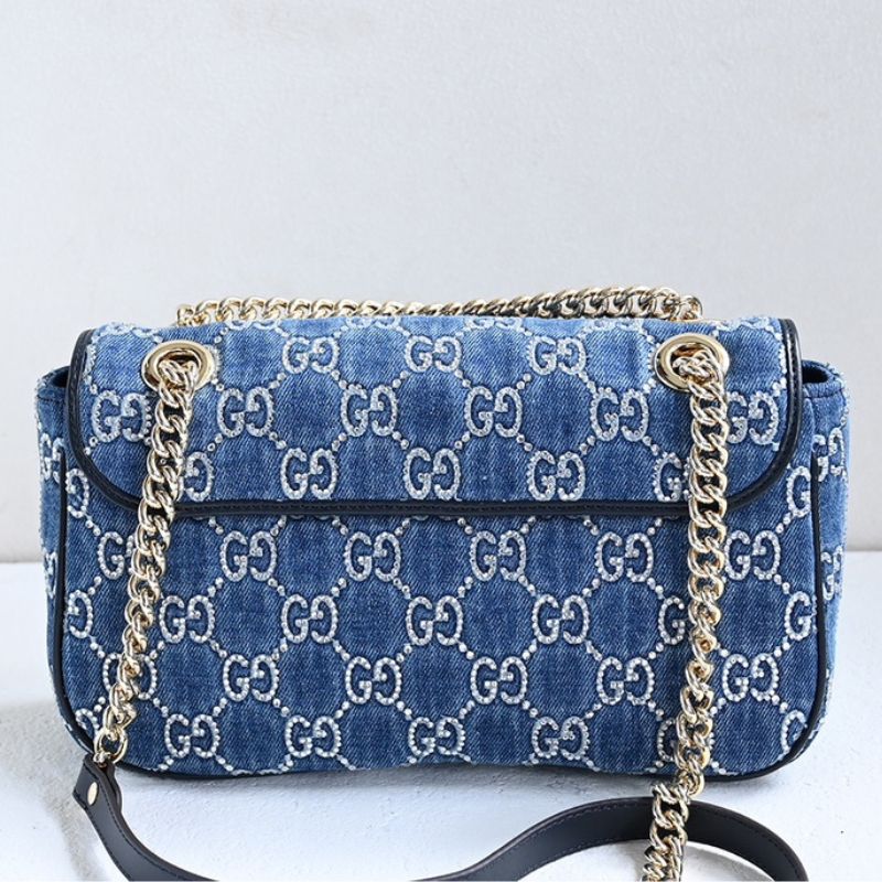 Gucci GG Marmont Crystals Shoulder Bag