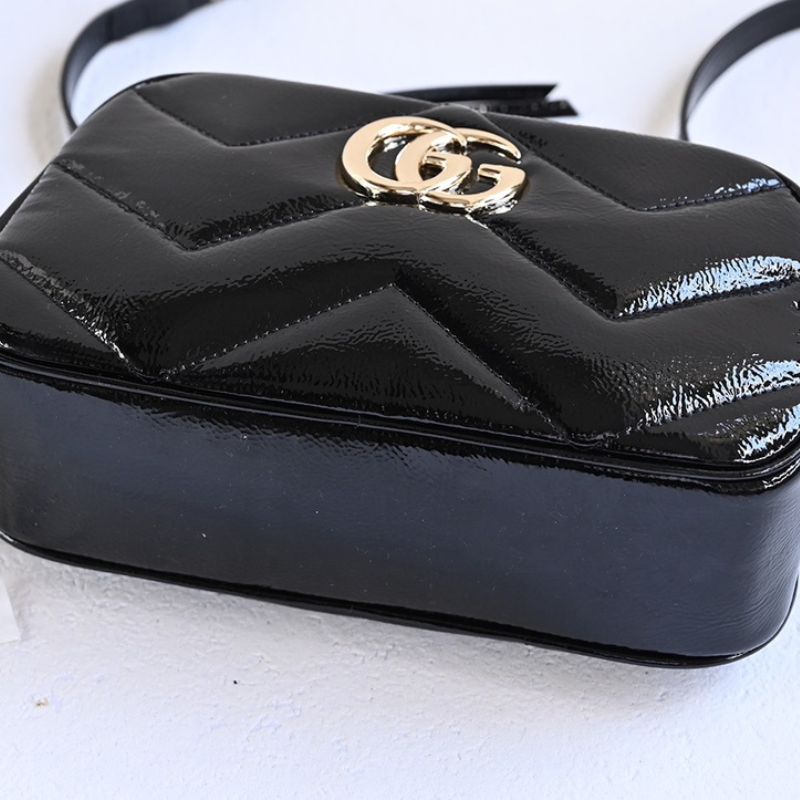 Gucci Black Leather Marmont Bag