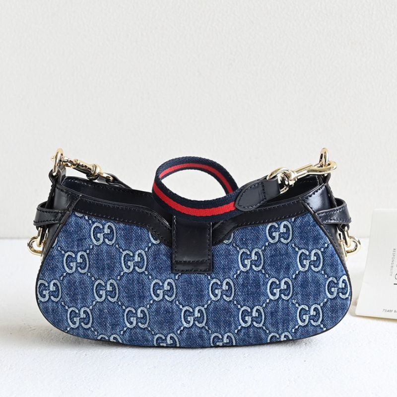 Gucci Lido Blue Denim Bag