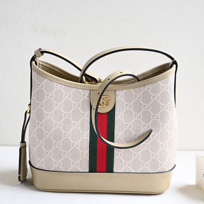 Gucci Beige Ophidia GG Shoulder Bag
