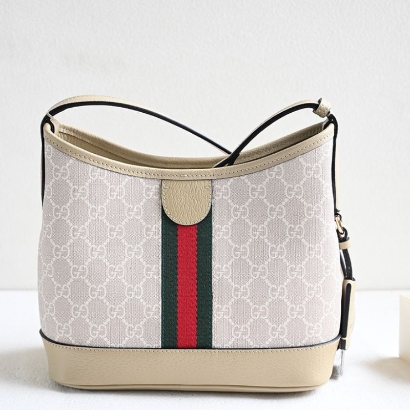 Gucci Beige Ophidia GG Shoulder Bag