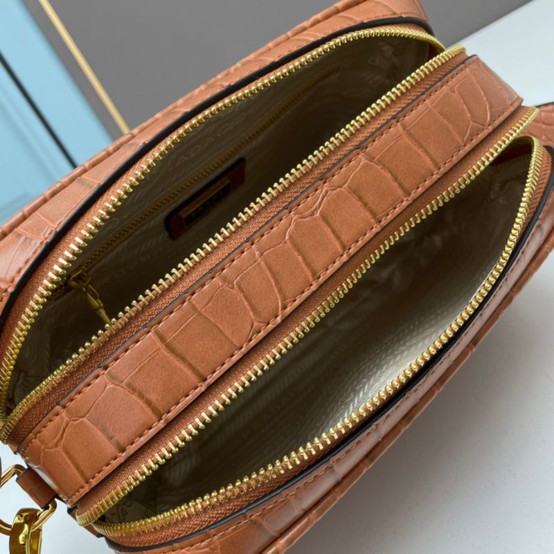 Prada Brique Saffiano Leather Bag