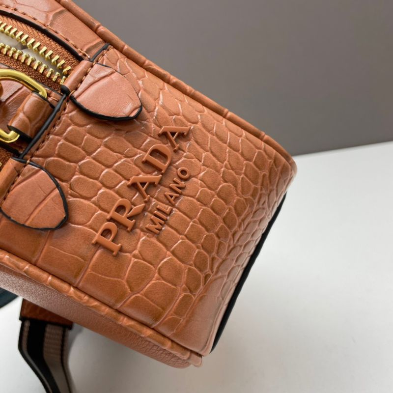 Prada Brique Saffiano Leather Bag