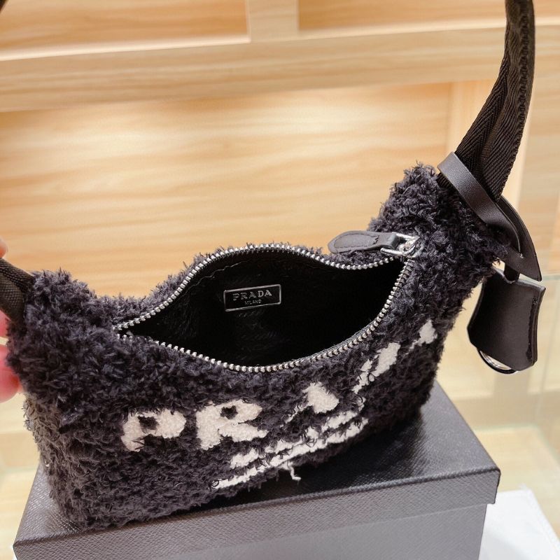 Prada Mini Terry Re-Edition Shoulder Bag