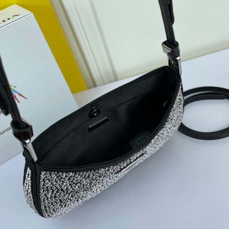 Prada Crystal Hobo Bag