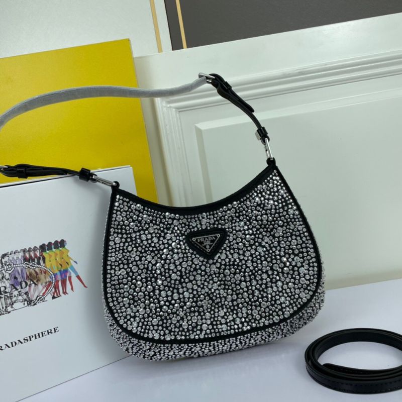 Prada Crystal Hobo Bag