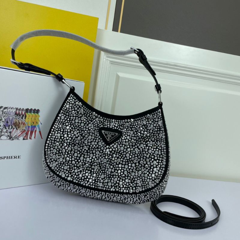 Prada Crystal Hobo Bag