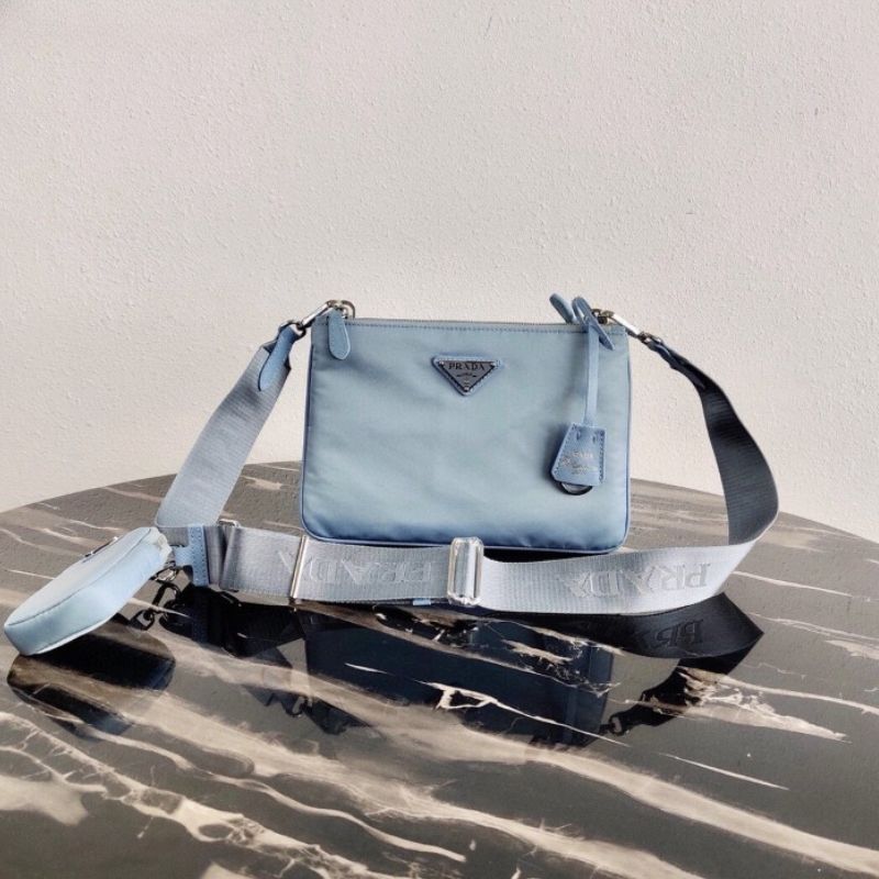 Prada Blue Nylon Re-Edition Bag