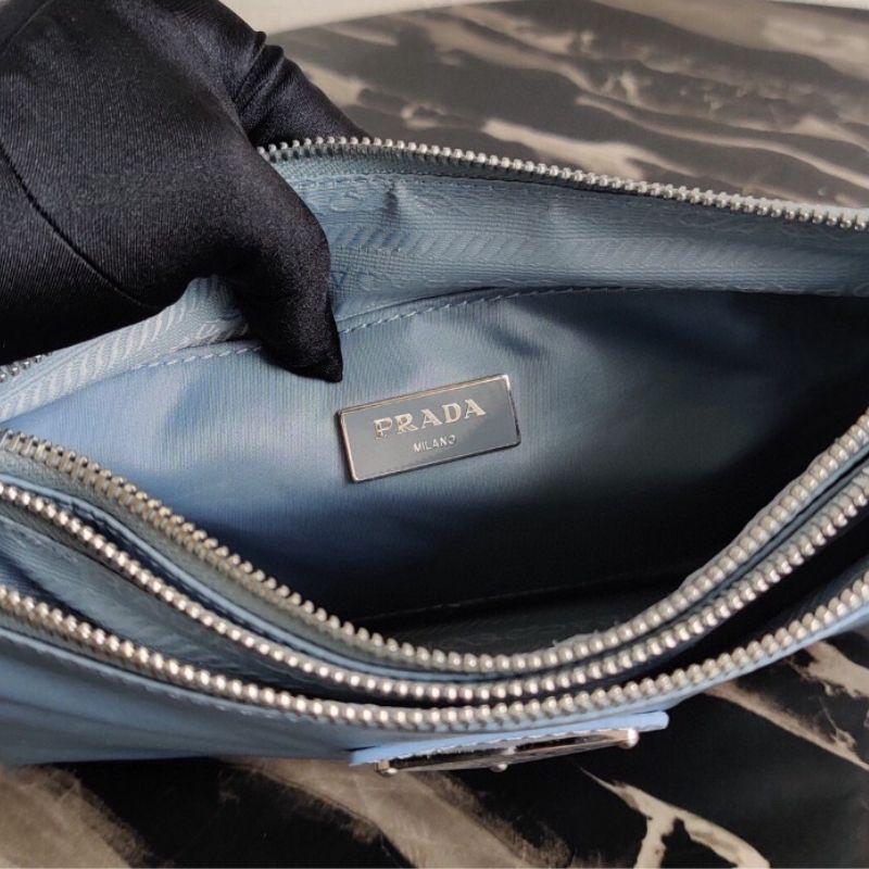 Prada Blue Nylon Re-Edition Bag