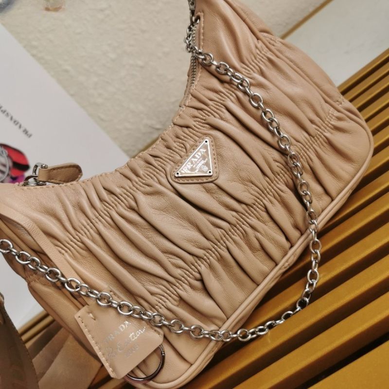 Prada Fold Nylon Hobo Bag