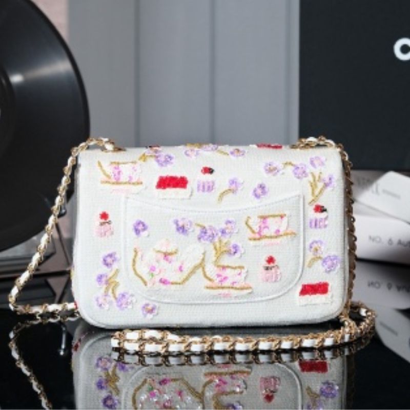 Chanel Sequin CF Bag Small