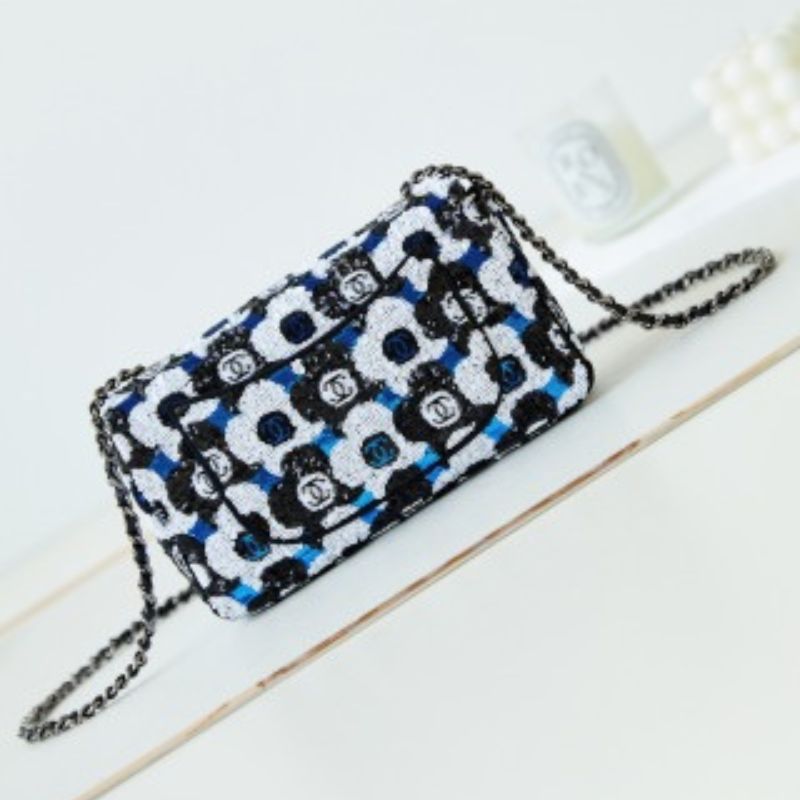 Chanel Squins Mini Rectangular Flap Bag