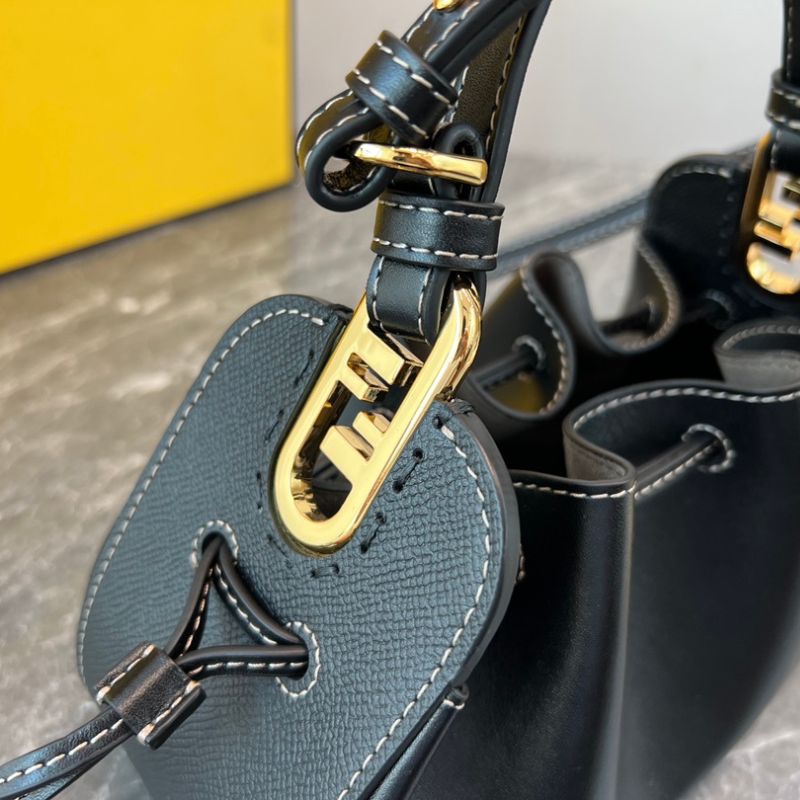 Fendi Pomodorino Mini FF Leather Bag