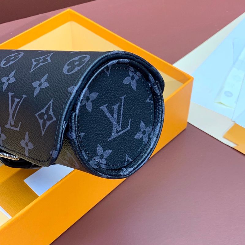LV Damier Graphite 3 Watch Case