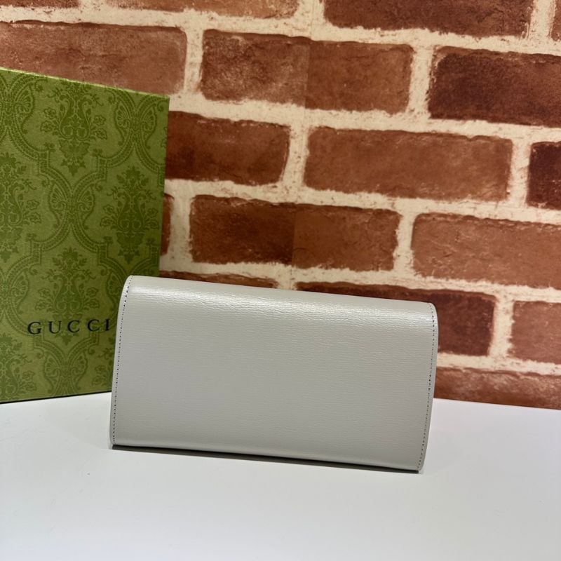 Gucci Continental Grey Wallet