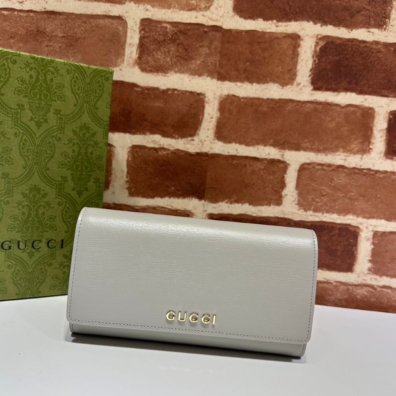 Gucci Continental Grey Wallet