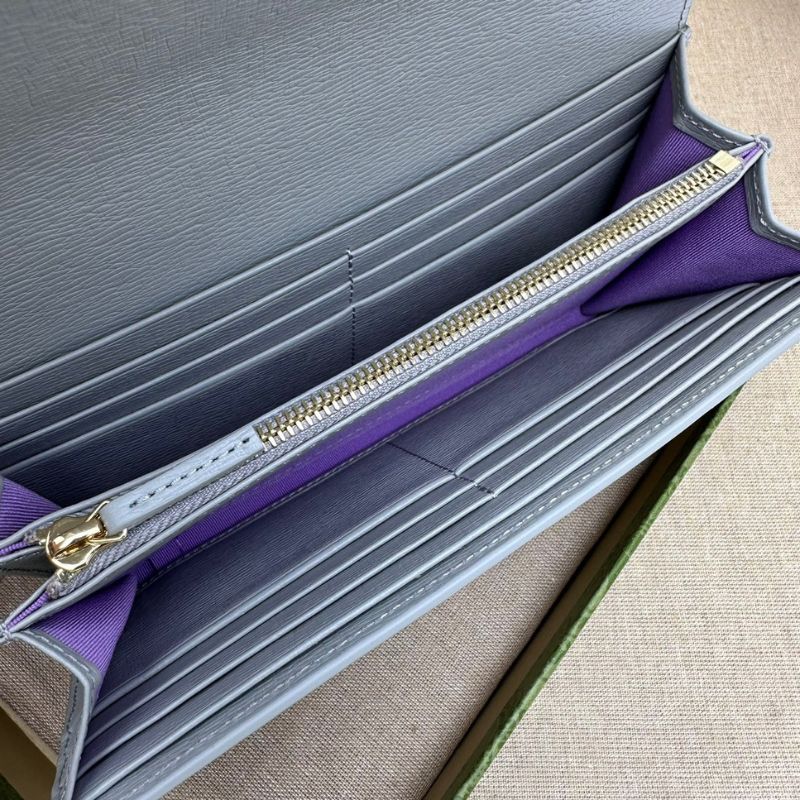 Gucci Continental Grey Wallet